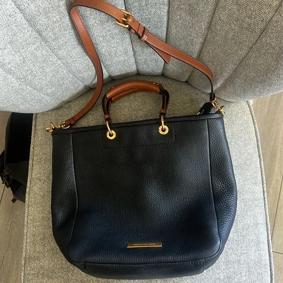Marc By Marc Jacobs Black and Tan Shoulder Bag - Picture 1 of 9